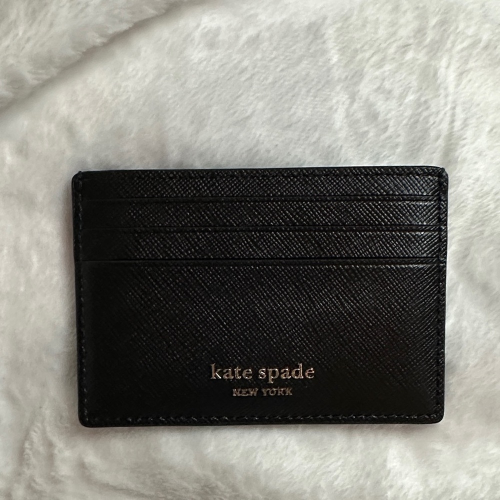 Kate Spade Elegant Black Card Holder